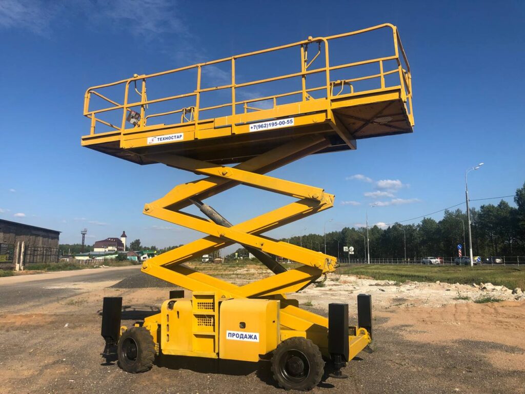 Ножничный подъемник Haulotte H12SX с выдвижной платформой